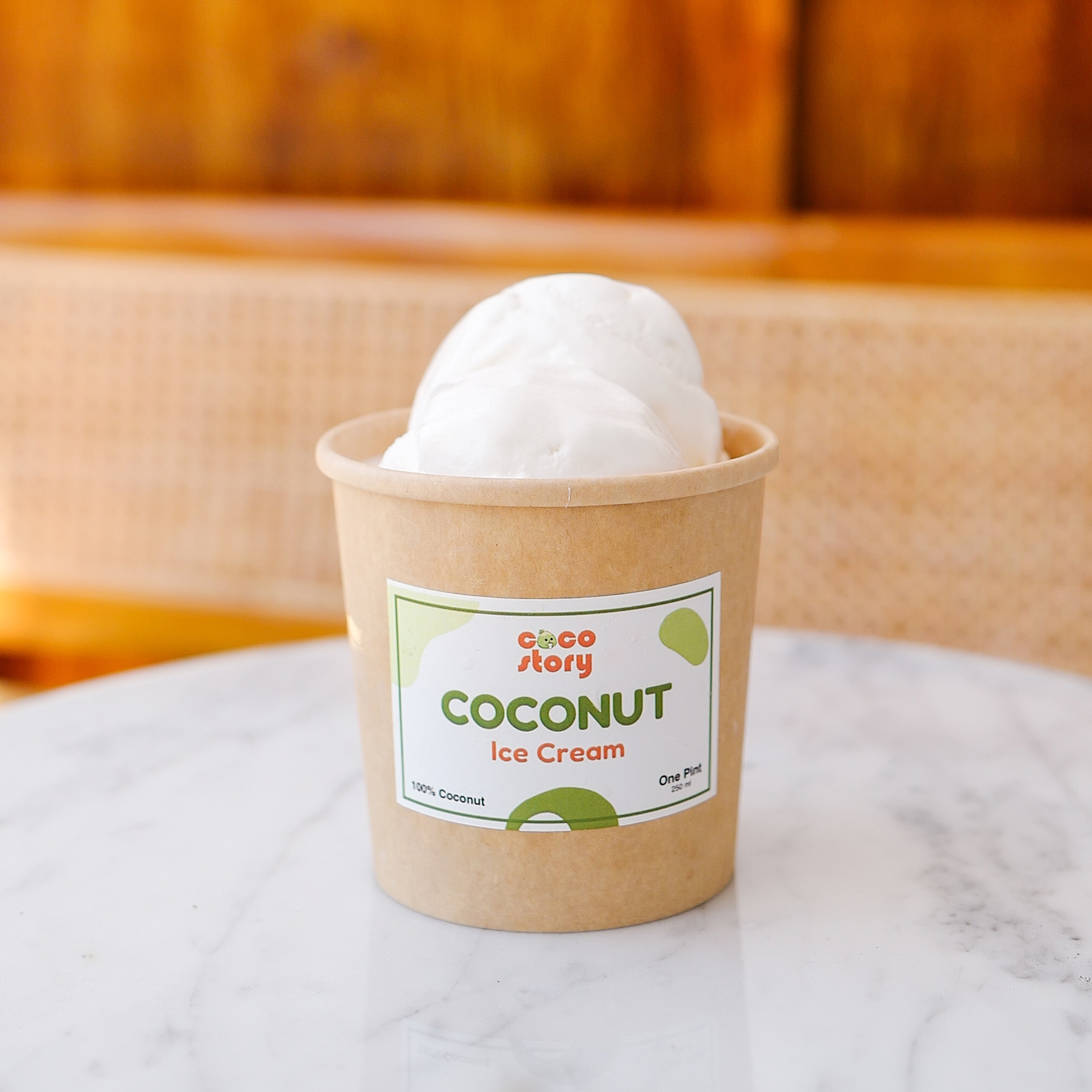 Coconut Ice Cream (250 ml) image
